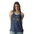 thumbnail image 2 of Friendship Day Gold Glitter Racerback Tank Women -Image by Shutterstock, Female Small, 2 of 4