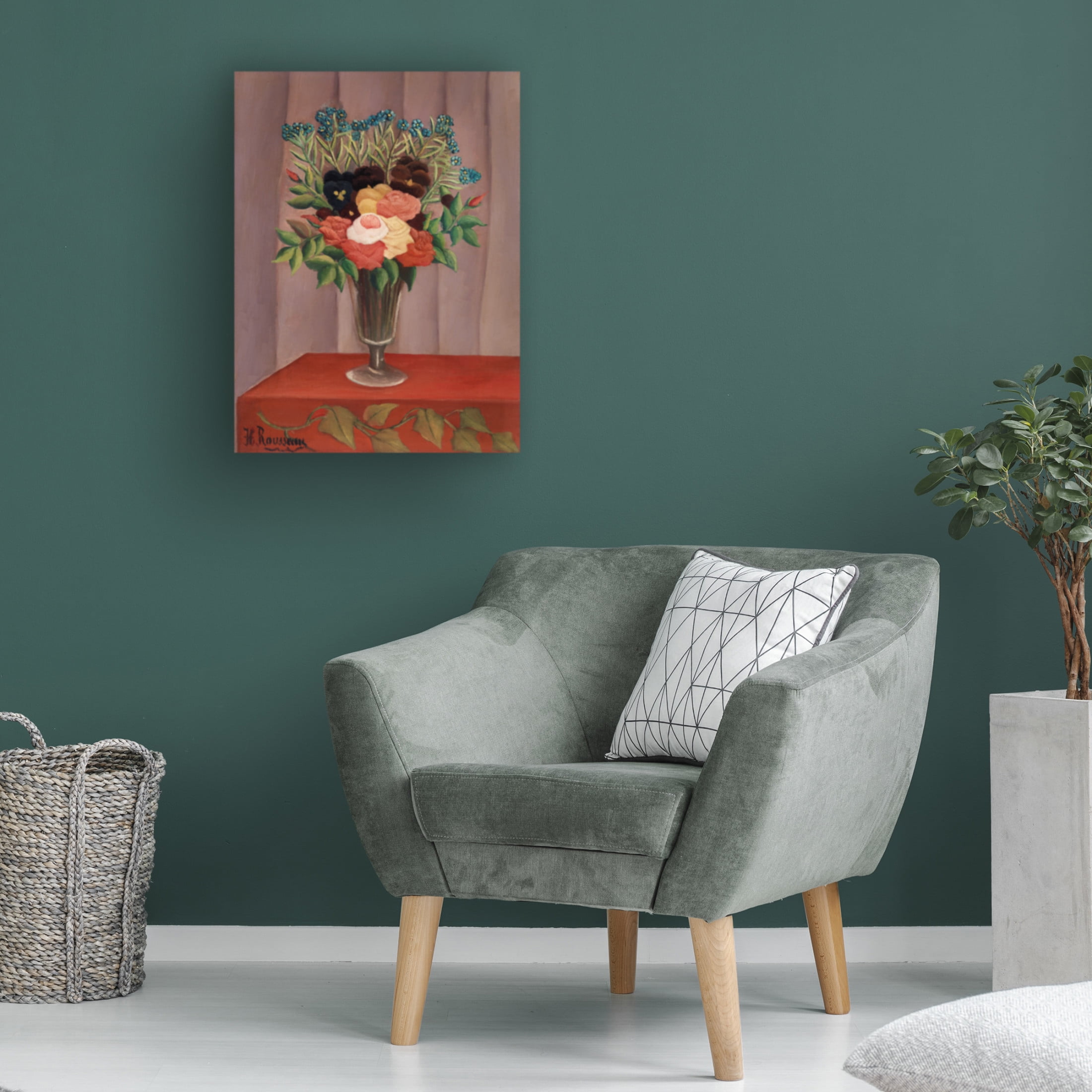 Trademark Fine Art Pictufy Bouquet De Fleurs 1910 Canvas Wall Art