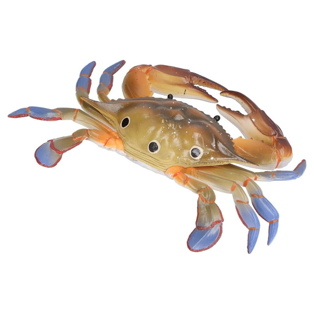 Herwey Crab Model Toy,Crab Marine Animal Model Figure Ocean Model Toy Educational Animal Toys For Kids,Crab Model