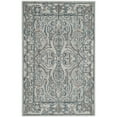 thumbnail image 5 of SAFAVIEH Valencia Jermaine Floral Bordered Polyester Runner Rug, Mauve/Cream, 2'3" x 8', 5 of 7