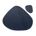 thumbnail image 2 of SPRING PARK 2Pcs Faux Leather Placemats and Coasters Set, Washable Round Table Mat, Waterproof Coffee Mats, Heat-Resistant Place Mat for Kitchen Dining Table, 2 of 7