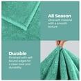thumbnail image 4 of Superior Super Soft Plush Fleece Blanket 50" x 70", Bed & Couch Blankets, Throw XL, Turquoise, 4 of 10