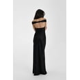 thumbnail image 4 of EASYBRAUS Satin Strapless Mermaid Evening Dress Women Long Formal Party Gown, 4 of 5