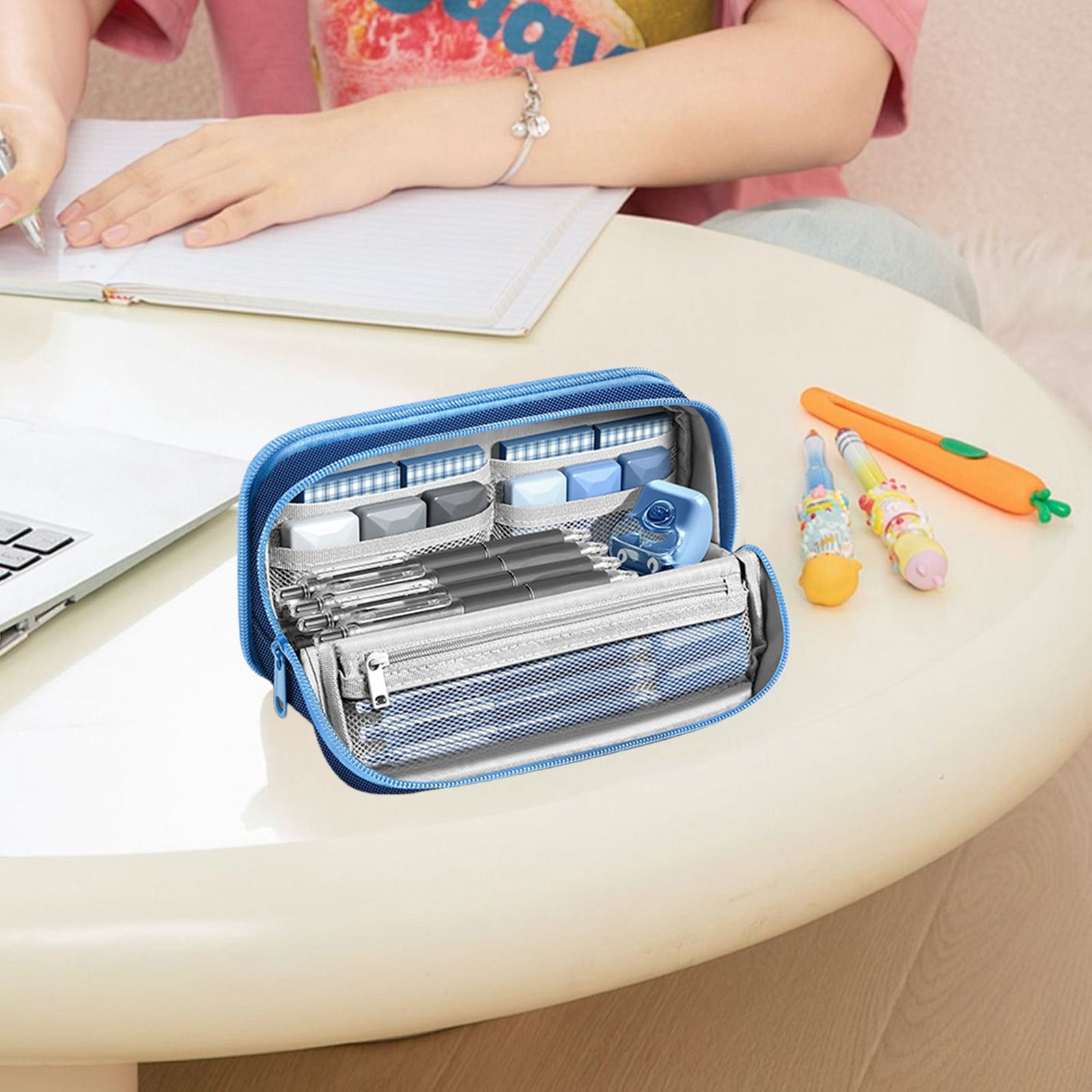 Pens Case Pencil Cases,Pen Cases for Adults Pouch for Pens,Pencils Case Pencil Case Aesthetic for Home Office Schoolsupplies(1PC)