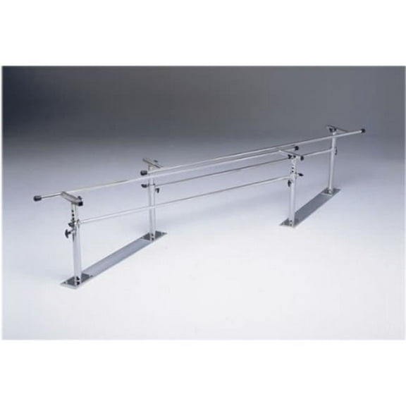7 ft. Steel Base Folding Parallel Bars, Height & Width Adjustable