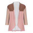 thumbnail image 4 of AherBiu Cardigan pour Femmes Léger Manches 3/4 Ouvert Cardigans Automne Décontracté Confortable Boléros Extérieur, 4 of 4