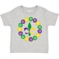 thumbnail image 3 of Inktastic Mardi Gras Beads and Fleur De Lis Boys or Girls Toddler T-Shirt, 3 of 5