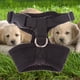 thumbnail image 2 of Malla suave Cachorro Perro Gato Arnés Transpirable Mascota Caminar Chaleco Acolchado Negro L Sywqhk Libre de BPA, 2 of 8