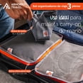 thumbnail image 3 of Organizadores de viaje para maletas bolsas organizadoras paquete 3 piezas ideal para maleta carry-on de mano esenciales para viaje Travel organizer Armored Travel, 3 of 7
