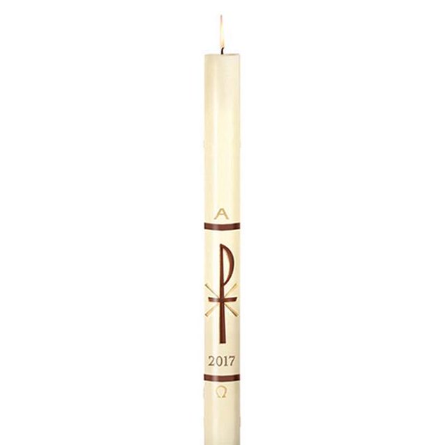 Christian Brands Fourniture d'Église 30949 No. 9 Chi Rio Bougie