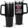thumbnail image 2 of 70th Birthday Gifts For Him, Women Mens 70th Birthday Gift Ideas, 70th Birthday Gifts For Men Funny, Seventy Birthday Gifts For Men And Women, 70th Cups, 70th Tumbler with Handle, 2 of 6