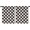 Black and White, variant on Blackout Kids Curtains,Orange and White Checkerboard Pattern Childrens Insulated Curtains Set Of 2,Bedroom Essentials,Toddler Room Decor 42"x54"