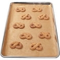 thumbnail image 4 of Frieling Unbleached Parchment Paper, Reusable Double-Sided Non-Stick Silicone Coating, Pre-Cut Sheets on Roll, 30 Pieces, 13" x 16.5", for Baking, Air Frying, Steaming Packaging ‚Ä¶, 4 of 7