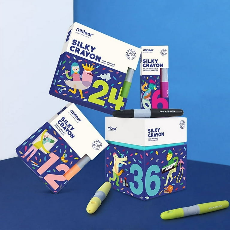 Silky Gel Crayons 36 Set – WingArt