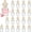 20 Pack, variant on 20 Pcs Car Diffuser Bottle Set with Wooden Caps,Dropper and Funnel, Empty Glass Car Air Freshener Bottle Bulk Hanging Essential Oil Fragrance Pendants for Car Decor,Can DIY Car Air Freshners Diffuser