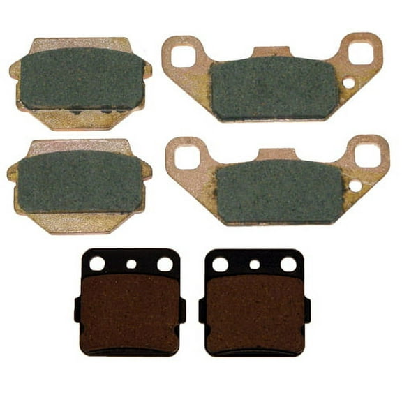 Front Rear Semi-Metallic Brake Pads 1995-2003 fits Kawasaki Lakota 300 300 Sport