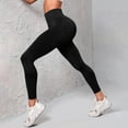thumbnail image 6 of Women's Sculpting Workout Leggings High Waist Tummy Control Compression Fitness Training Pants, 6 of 9