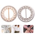 thumbnail image 3 of MasteelfCA 2Pcs T-Shirt Clips Personalized Scarf Clip Rings Tee Shirt Buckles Decoration, 3 of 7