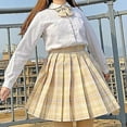 thumbnail image 1 of Uniforme Jk Ensemble Complet Chemise Brodée Jupe Plissée, 1 of 3
