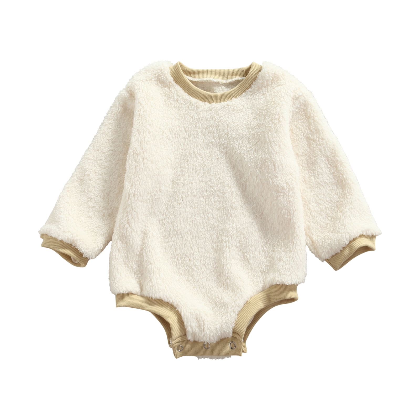Baby Girl Boy Knit Sweater Solid Oversized Sweater Crewneck Sweatshirt Pullover Top Infant Warm Clothes