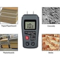 thumbnail image 3 of Medidor de humedad para madera 090% Medidor de humedad NegroNegro, 3 of 5