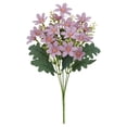 thumbnail image 2 of Fake Flowers, Artificial Flowers for Outdoors, 1 Bundle Artificial Eucalyptus Bouquet, Plastic Cemetery Memorial Flowers for Grave Decorations, Home Table Centerpieces 1Gift, 2 of 9