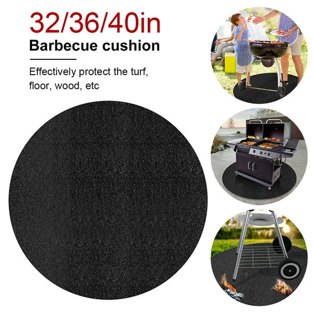 Harupink Fireproof Barbecue BBQ Heat Resistant Mat Fire Pit Pad Deck