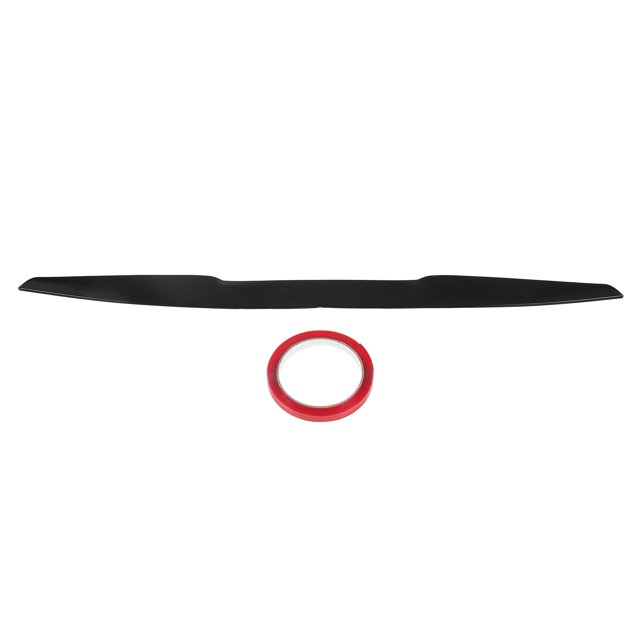Alerón trasero de goma negro de 113,5 x 7 cm, universal, para exterior de automóvil.