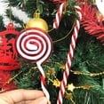 thumbnail image 2 of 10/20pcs Christmas Decorations Acrylic Red Green Candy Canes Xmas Tree Hanging Ornaments for Holiday Xmas Party Festive Decor, 2 of 5