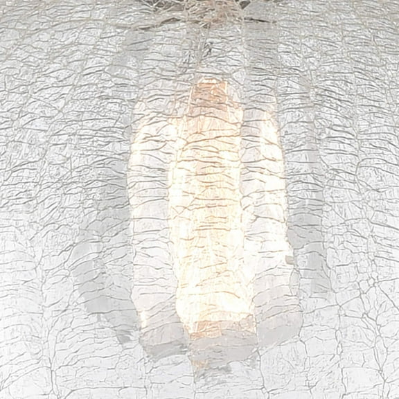 Innovations Lighting Geneseo - 1 Light 6" Cord Hung Mini Pendant Oil Rubbed Bronze/Clear Crackled