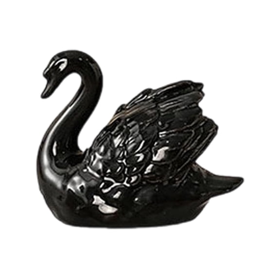Eqslft Toilet Caps,Cute Swan Aesthetic Modern Ceramic, Toilet Bowl Caps Screw Cover, Suitable For Standard, for Bathroom Bedroom Apartment Dorm=