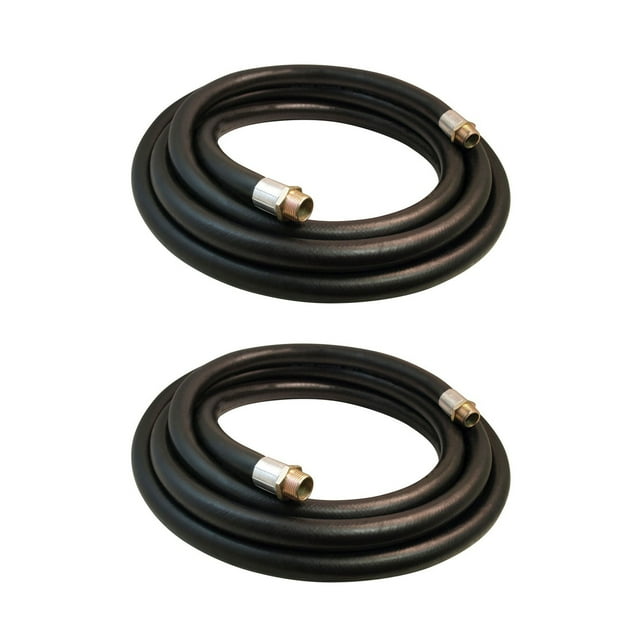Apache 3/4 Inch Diameter 14 Foot Length Farm Fuel Transfer Hose, (2 Pack)