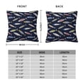 thumbnail image 2 of Yiaed Sardine Print Pillow Covers Super Soft Decorative Square Throw Pillow Covers Case Cushion Covers for Sofa Couch Bedroom Car Decor（No pillow core）-20"x20", 2 of 7