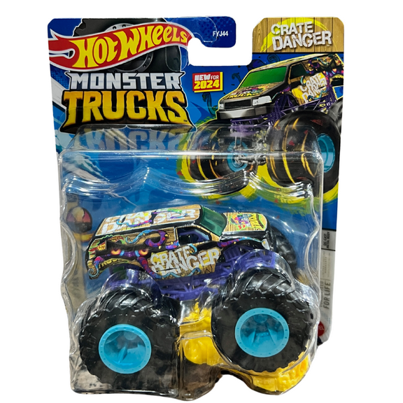 Hot Wheels Monster Trucks Crate Danger Action Figure