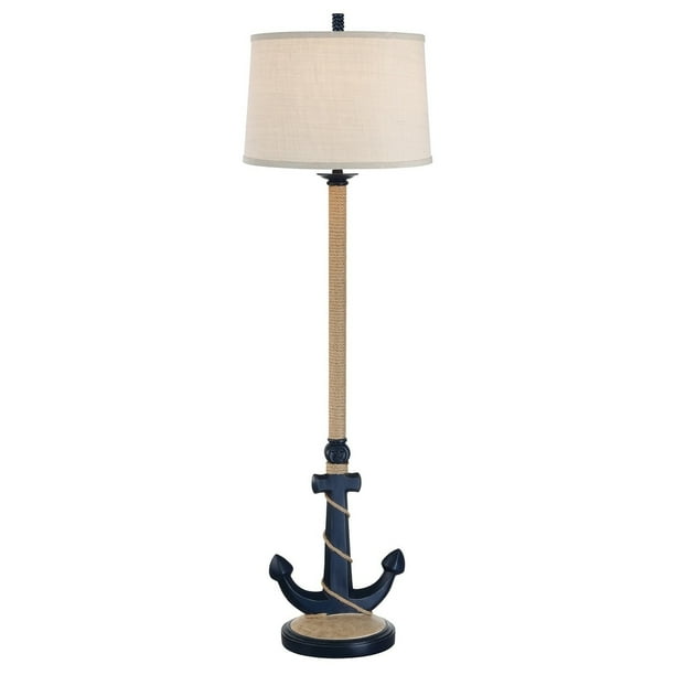 Madison Avenue Furniture International Seahaven Coastal Anchor Floor Lamp Navy Blue Com Madison Avenue Furniture International, Navy Blue Floor Lamp