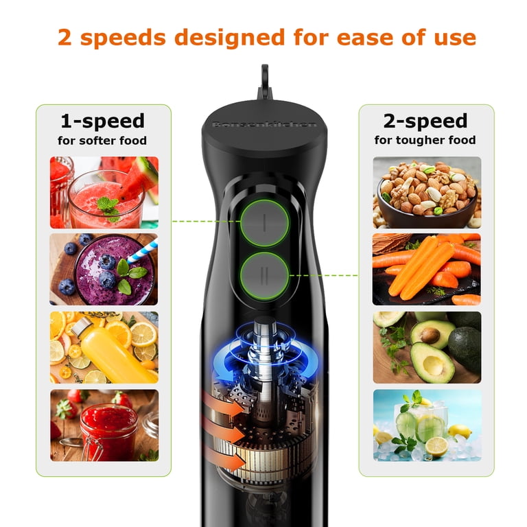 Bonsenkitchen 2-Speed Hand Blender photo 4