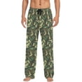 thumbnail image 2 of FREEAMG Geometric Triangle Camo Pajama Pants for Men, Men's Separate Bottoms, Pure Cotton Comfortable Lounge Pants?505?, 2 of 7