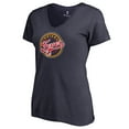 thumbnail image 2 of Women's Navy Indiana Fever Primary Logo V-Neck T-Shirt, 2 of 3