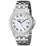 Raymond Weil 5578-ST-00300 Men's Tradition White Dial Steel Bracelet Watch