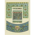 thumbnail image 2 of Vision Studio 25x32 White Modern Wood Framed Museum Art Print Titled - Blue Oriental Designs IV, 2 of 4