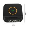 thumbnail image 6 of 3-in-1 Wireless Charger with LED Digital Alarm Clock and Temperature Display, 15W Fast Charging Stand for Phone and Watch, Multifunctional Desk Clock for Home and Office, 6 of 7