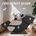 thumbnail image 4 of BILITOK Zero Gravity Full Body Massage Chair Recliner Includes Heating, Airbags, Bluetooth Speaker, Foot Roller, and Touch Screen Gold, 4 of 8