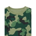 thumbnail image 3 of Garanimals Baby Boy 3-Pack Long Sleeve Thermal Bodysuits, Sizes 0-24 Months, 3 of 5