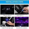 thumbnail image 5 of Lampe De Toit Pour Voiture, Mini Lumire Voiture Intrieur Romantique Led Avec Commande Vocale Et 4 Couleurs 9 Modes De Fonctionnement, Rglable Plug, 5 of 5