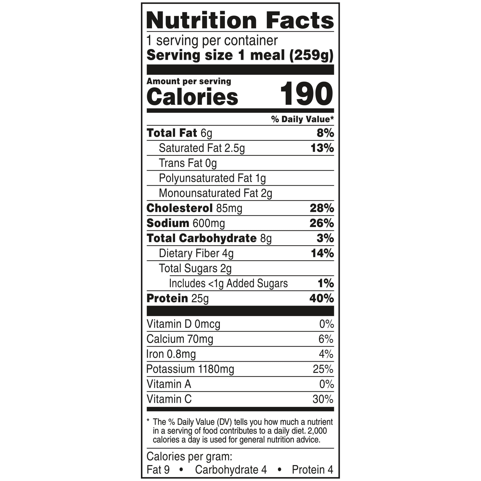 Healthy Choice Simply Steamers Grilled Chicken & Broccoli Alfredo, High Protein Frozen Meal, 9.15 oz. Bowl