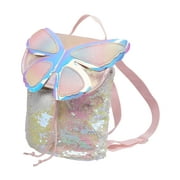 Limited Too Girl's 10" Mini Backpack in Butterfly with Glitter Design