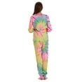 thumbnail image 3 of Just Love Women's Tie Dye Two Piece Thermal Pajama Sets (Tie Dye Burnout, XXX-Large), 3 of 3