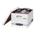 thumbnail image 3 of Bankers Box Stor/File - Boîte de Rangement - pour Lettre, Légal - Blanc, Bleu (Lot de 10), 3 of 4