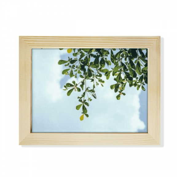 green blue sky desktop photo frame picture art decoration painting 6x8 inch