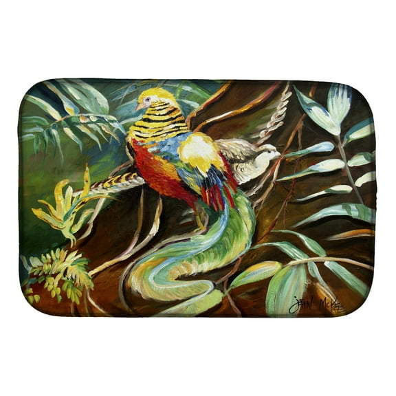 Mandarin Pheasant Dish Drying Mat